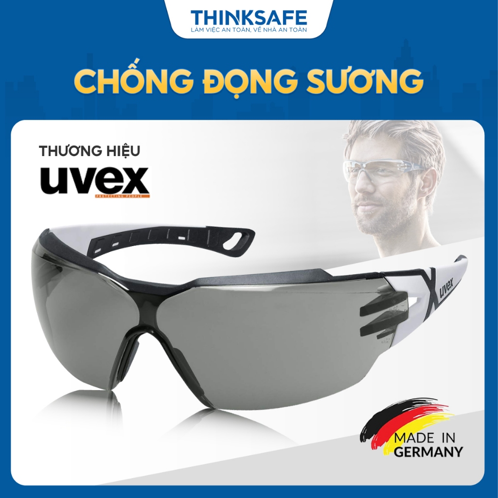 Kính bảo hộ cao cấp Uvex CX2 chống đọng sương, chống bụi, chống tia UV, chống chói nhập khẩu Đức - THINKSAFE