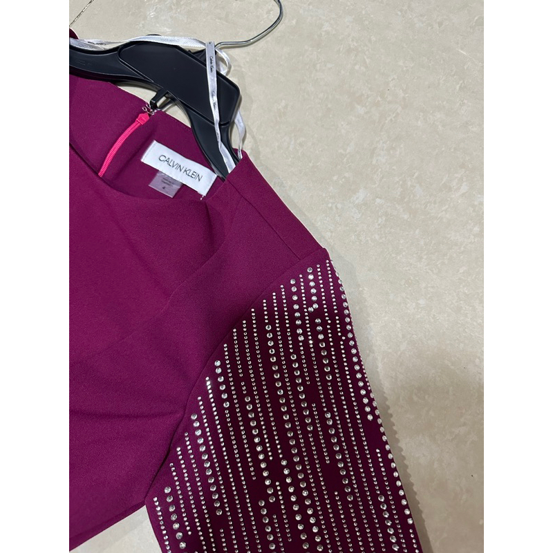 Đầm Cê Kay dư xịn tay đính đá