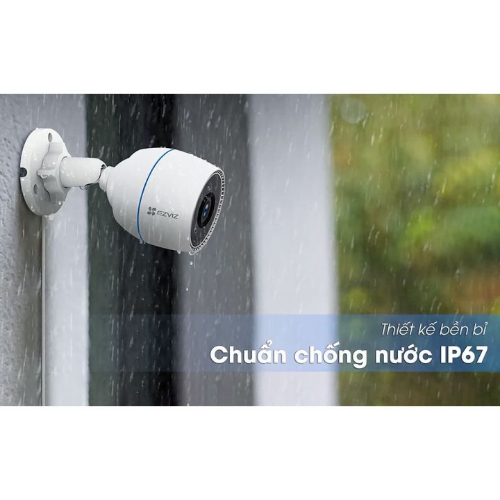 Camera ngoài trời Ezviz H3c 4MP 3MP 2MP kèm thẻ nhớ có màu ban đêm - Hàng Chính Hãng