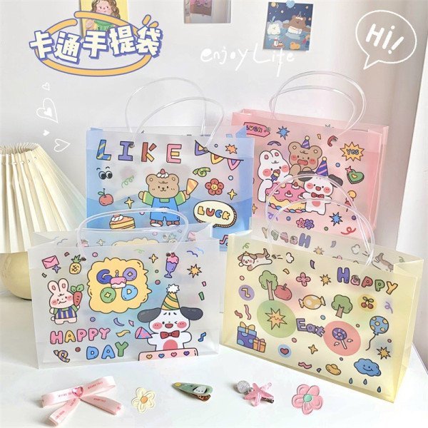 Túi đựng quà meca ngang size to 27*19cm nhiều hình dễ thương