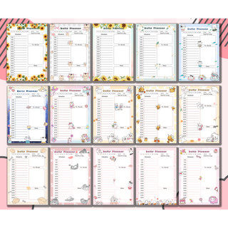 Kế hoạch hàng ngày - Tập 30 tờ - Daily planner - hour planner - monthly planner