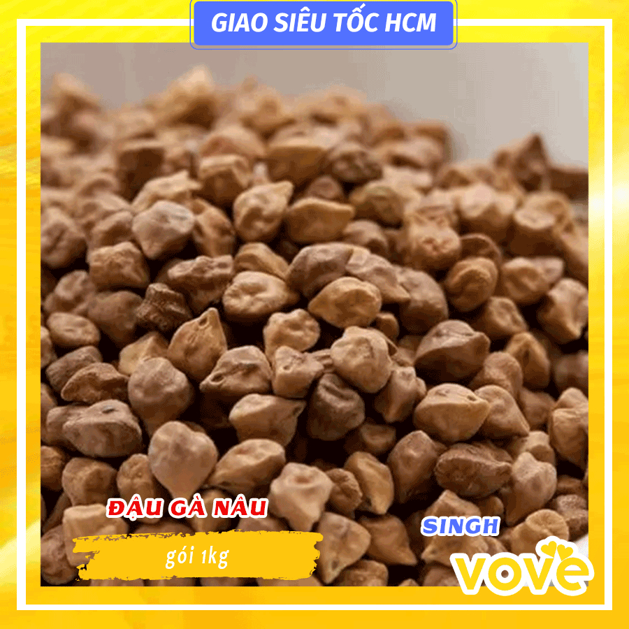 Đậu gà đen/nâu Ấn Độ SINGH Black chickpeas/ kala chana/black chana/ desi chana 1kg