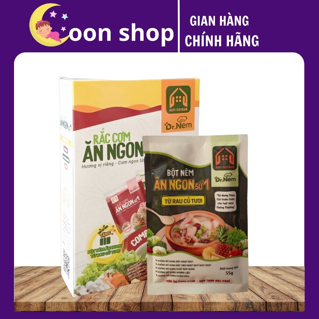 Rắc Cơm Ăn Ngon Dr Nem Bé Yêu Ăn Ngon Miệng 3 Vị