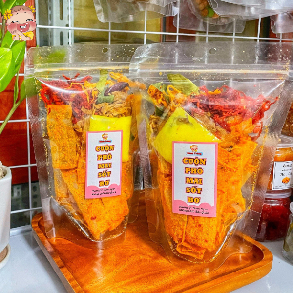 Bánh Tráng Cuộn Phô Mai Sốt Bơ