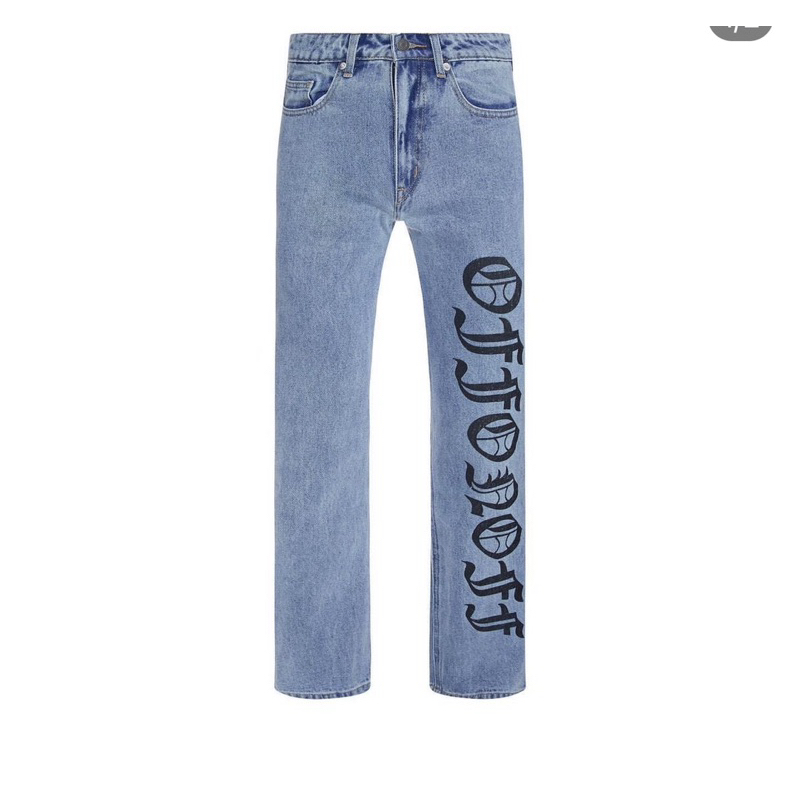 Quần Jeans Offonoff - thời trang đường phố - Quần ống rộng - đẹp trai xinh gái