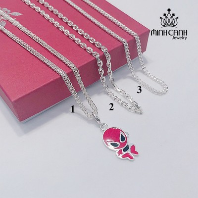 Dây Chuyền Bạc Siêu Nhân Cho Bé Trai - Minh Canh Jewelry
