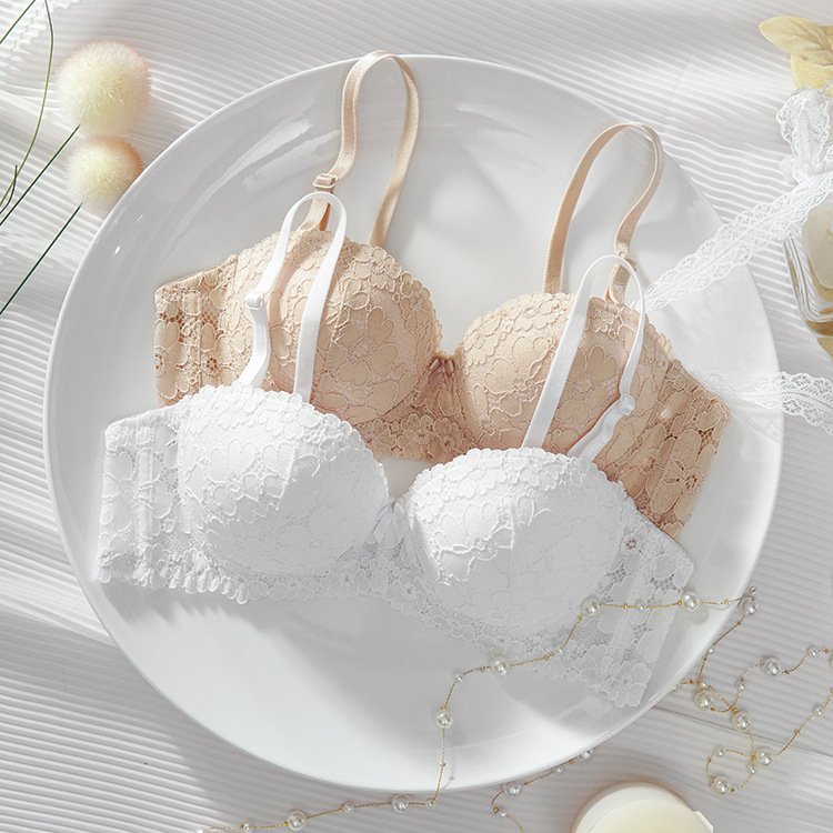 Áo lót ren hoa có mút độn dày - Mimosa