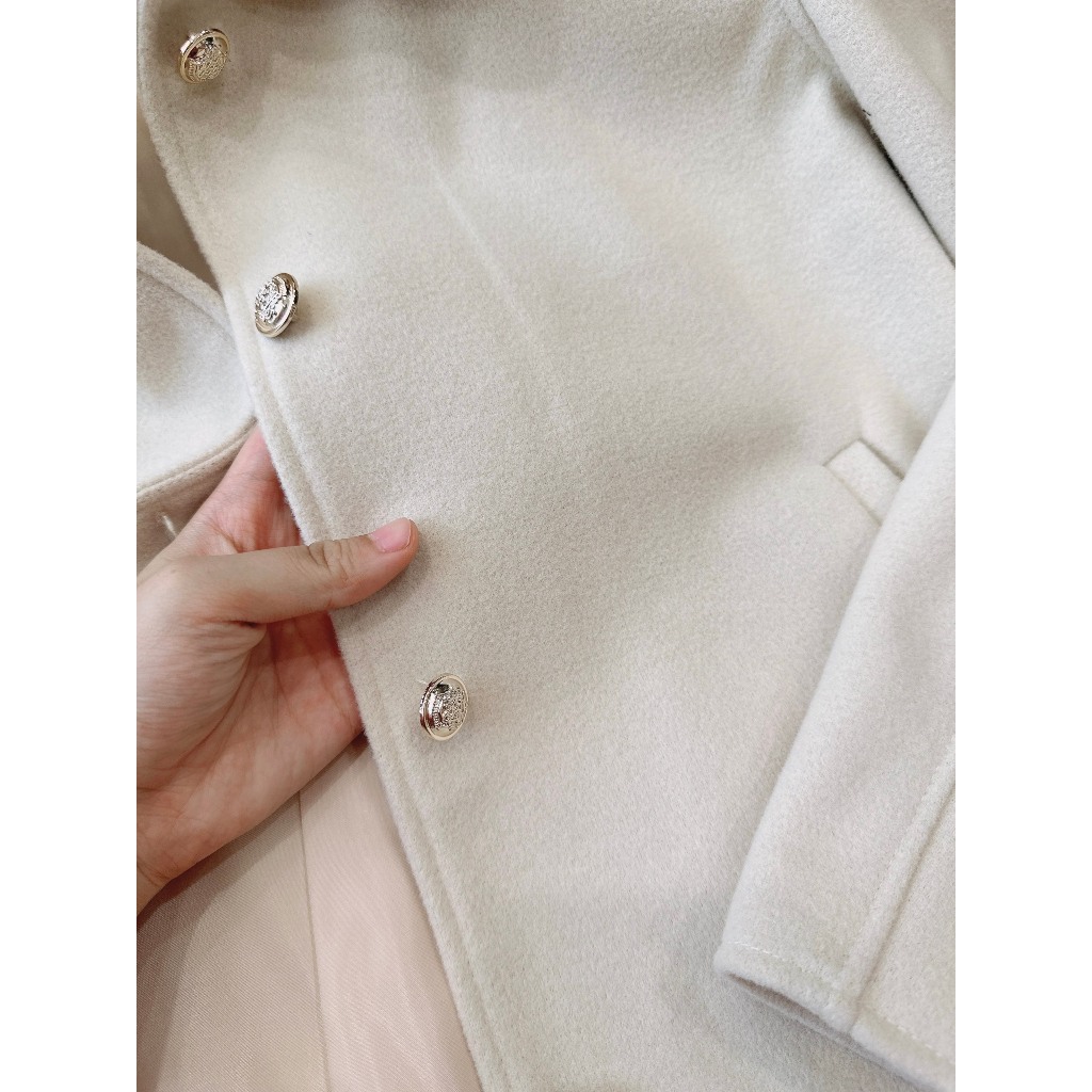 ☘️ ÁO DẠ LEN ÉP TAY BỒNG CÚC ĐỒNG SANG CHẢNH💎