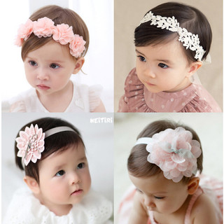 Băng đô ren hoa tiểu thư xinh xắn cho bé gái.