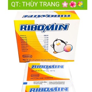 RIBOMIN Hasan Hộp 30 gói bổ sung Vitamins, hỗ trợ tăng cường sức khỏe, giúp bé ăn ngon miệng hơn...