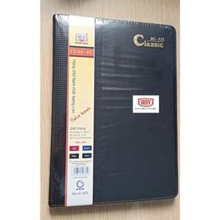 Sổ classic a4 240/320/400 trang minh châu ms-633/634/636. giao màu ngẫu nhiên.