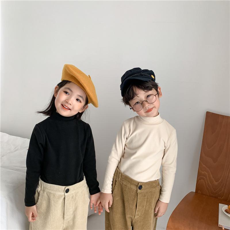 TE389 -Combo 3 áo giữ nhiệt cho bé trai bé gái chất cotton bozip mềm mại, co giãn size 8-18kg