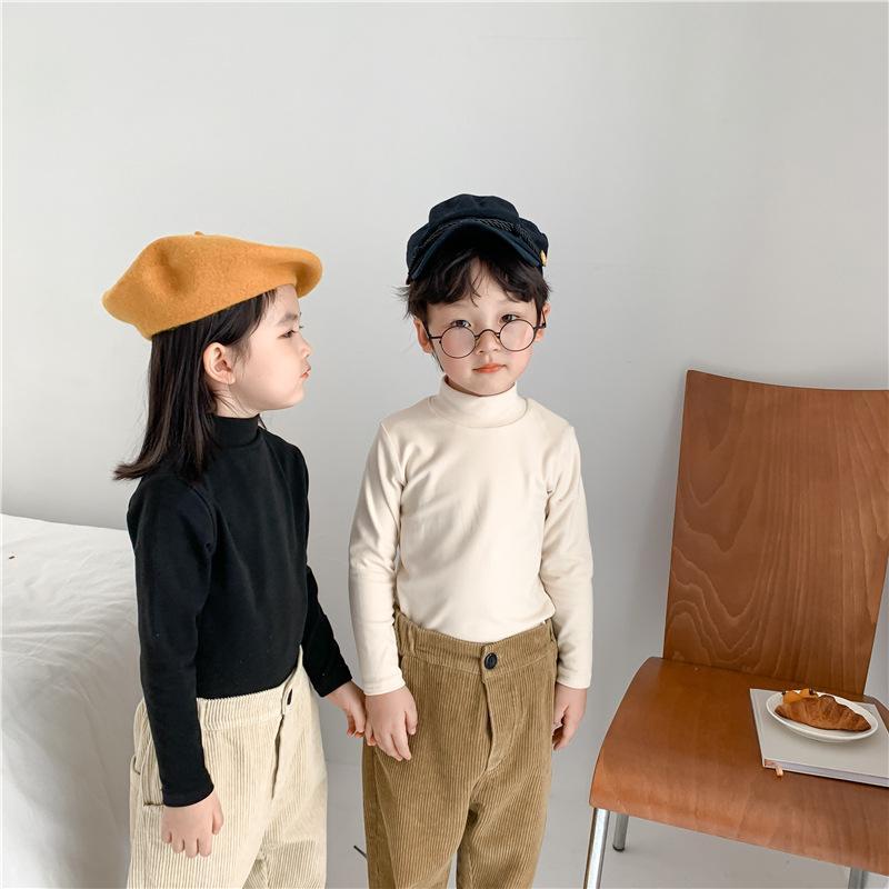 TE389 -Combo 3 áo giữ nhiệt cho bé trai bé gái chất cotton bozip mềm mại, co giãn size 8-18kg