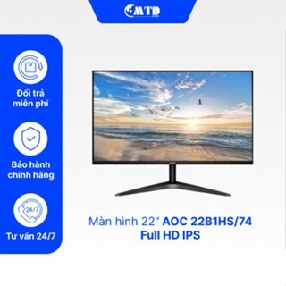 Màn hình máy tính chính hãng aoc 22 inch| 75hz| fhd 1920×1080 dành cho văn phòng