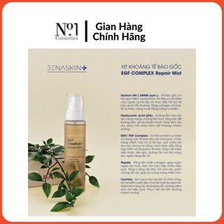 Xịt khoáng dưỡng ẩm jenaskin egf complex repair mist dưỡng ẩm cấp nước & làm dịu da