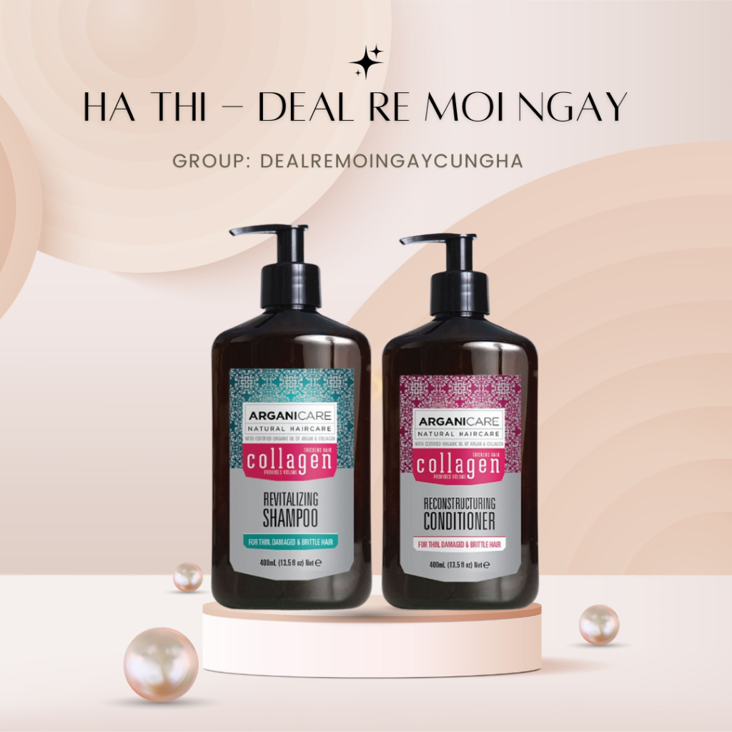 BỘ DẦU GỘI XẢ COLLAGEN ARGANI