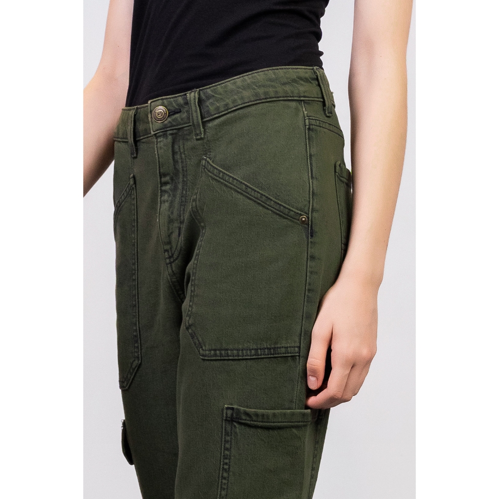 Quần Jeans Nữ Dáng Straight Phong Cách Workwear. Women's Straight Workwear Style Jeans - 123WD1083A1390