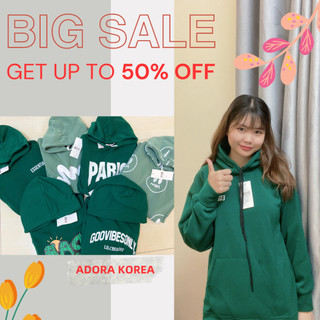 áo hoodie nỉ bông 2 lớp màu xanh ( Chọn màu ib shop nhé )