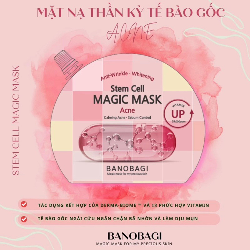 Mask ngủ Banobagi Stem Cell Magic 30ml