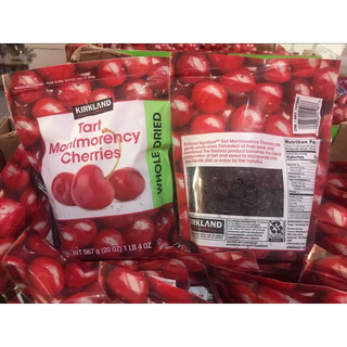 Hàng bay - date 9/ 2024 cherry sấy khô 567g - kirkland dried tart montmorency cherries 567g /usa