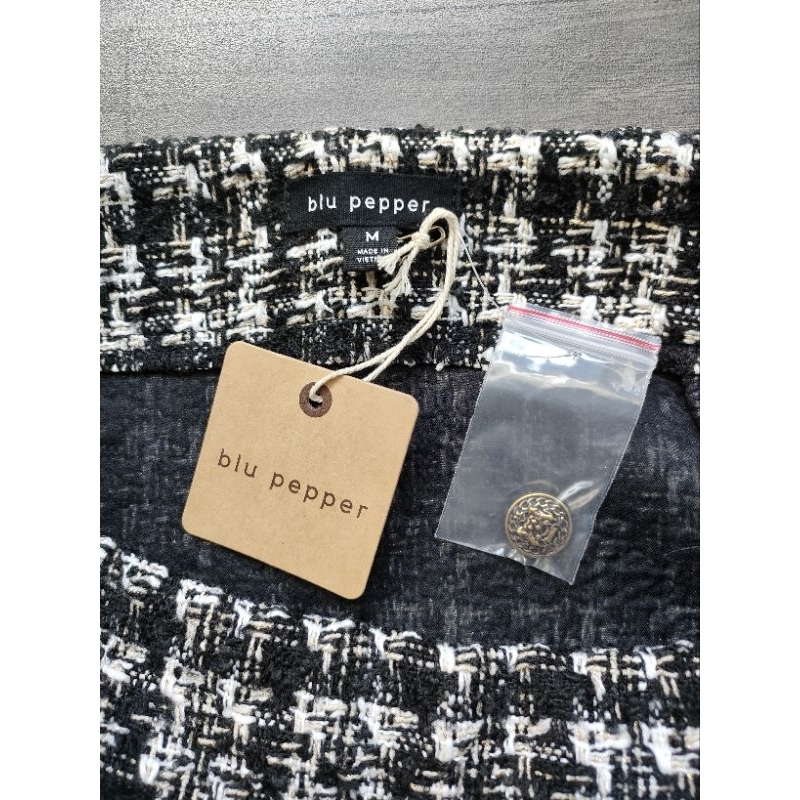 Chân váy dạ Blu.pepper - dư xịn