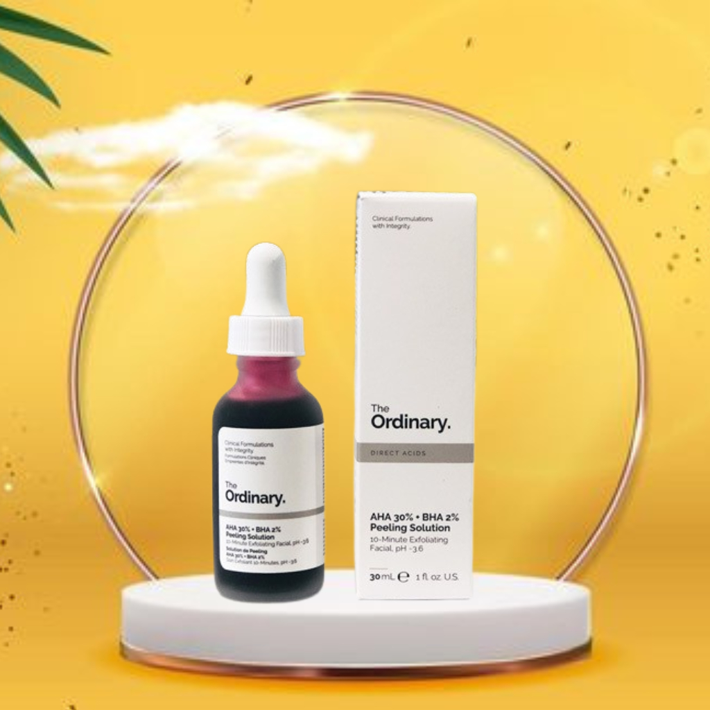 Serum tẩy tế bào chết, cải thiện da,giảm mụn,trắng sáng The Ordinary AHA 30% BHA 2% Peeling Solution .