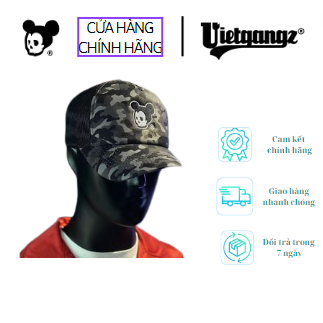 Nón Lưỡi Trai Camo Vietgangz Nam Nữ Thêu Chi Tiết TRÁNH Mất Form Gãy Gập, Đường Gân Sắc Nết