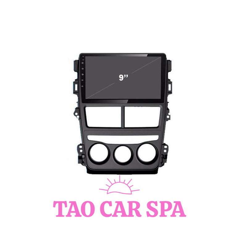 Mặt dưỡng màn hình Androi 9inch Toyota Vios 2019 - 2023