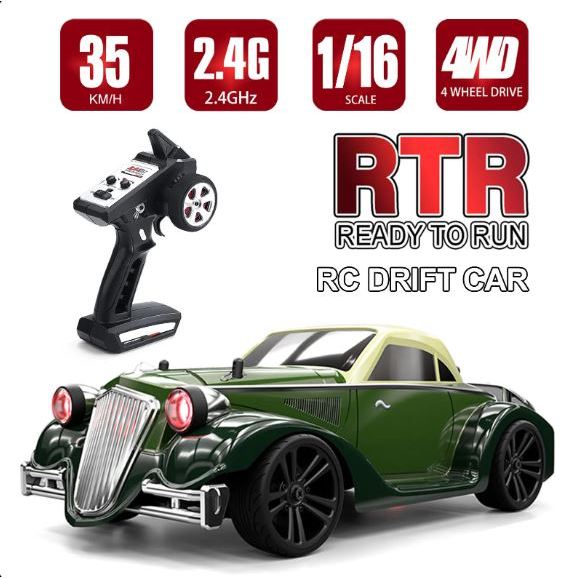 Đồ chơi xe ô tô điều khiển từ xa SCY 16302 CLASSIC tỉ lệ 1/16 tốc độ 35km/h 2.4G 4WD High Speed RC Vintage Car siêu rẻ