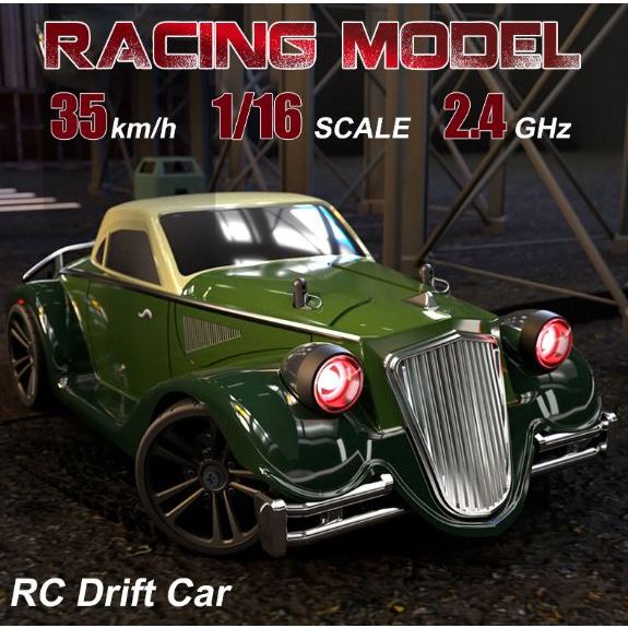 Đồ chơi xe ô tô điều khiển từ xa SCY 16302 CLASSIC tỉ lệ 1/16 tốc độ 35km/h 2.4G 4WD High Speed RC Vintage Car siêu rẻ