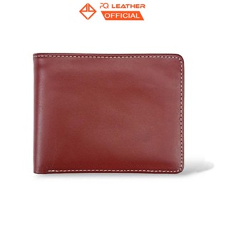 Ví nam da bò Pulup cao cấp dáng ngang PQ Leather PV11 da thật full hộp làm quà tặng bảo hành 12 tháng