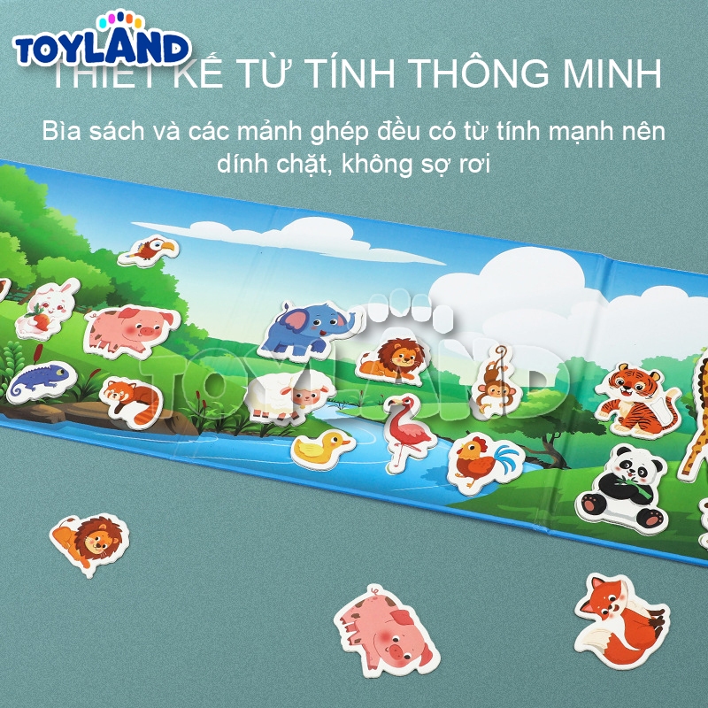 Đồ Chơi Giáo Dục Montessori Ghép Hình Nam Châm TOYLAND Nhiều Chủ Đề Thú Vị Cho Trẻ Học Tập