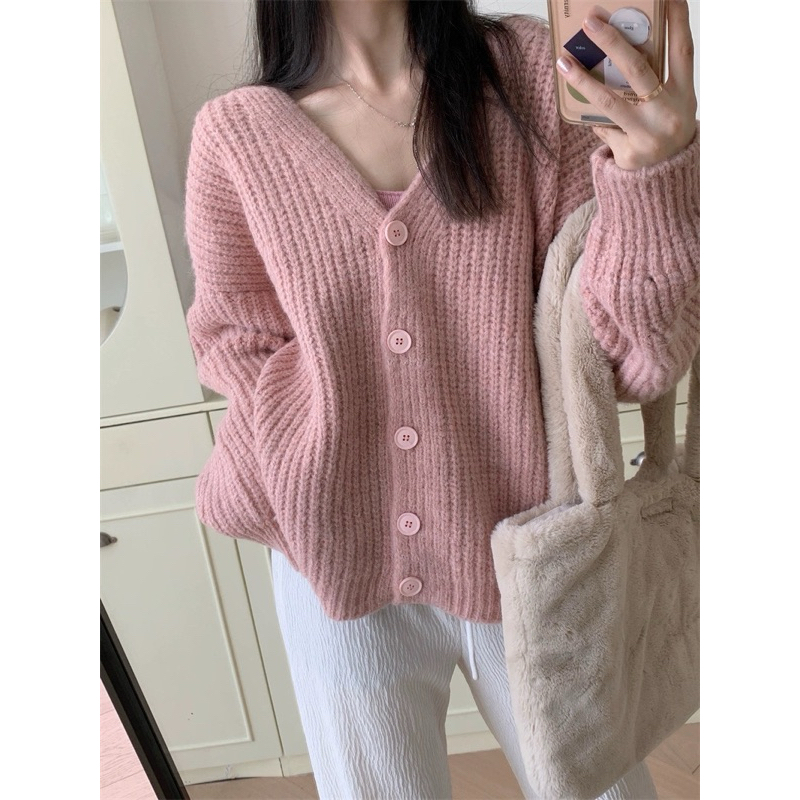 KAYY. Áo cardigan len lông đan _ A6779