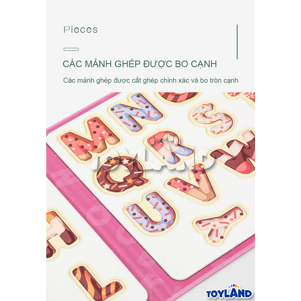 Đồ Chơi Giáo Dục Montessori Ghép Hình Nam Châm TOYLAND Nhiều Chủ Đề Thú Vị Cho Trẻ Học Tập