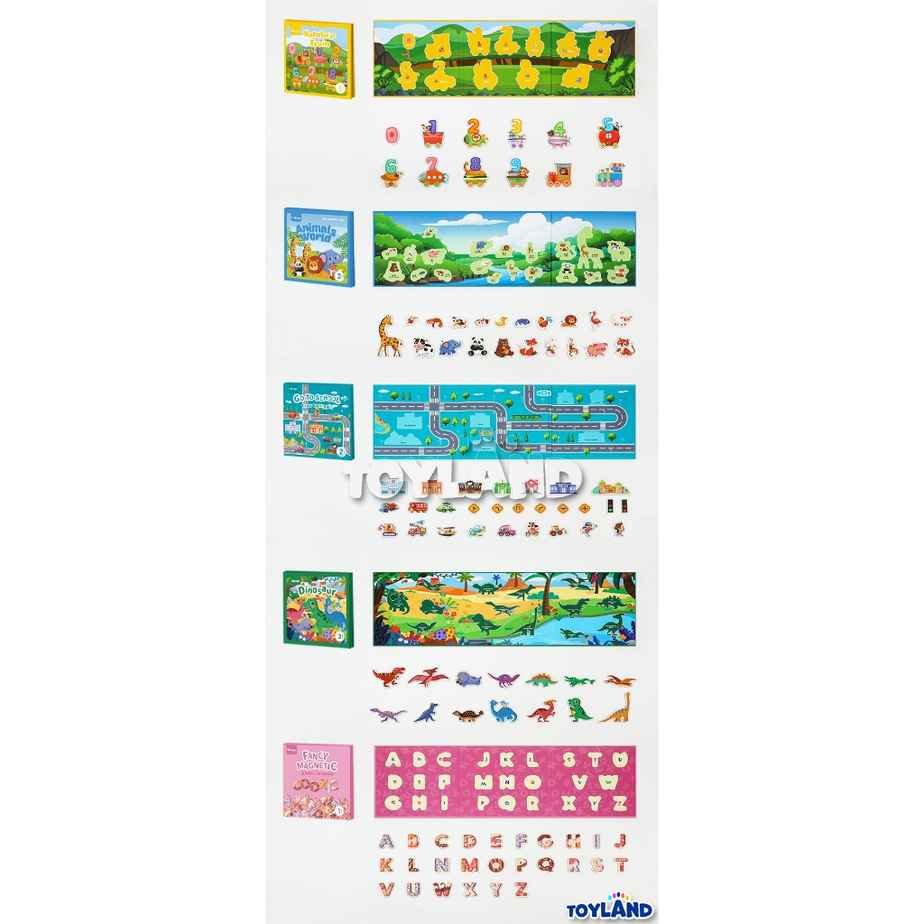 Đồ Chơi Giáo Dục Montessori Ghép Hình Nam Châm TOYLAND Nhiều Chủ Đề Thú Vị Cho Trẻ Học Tập