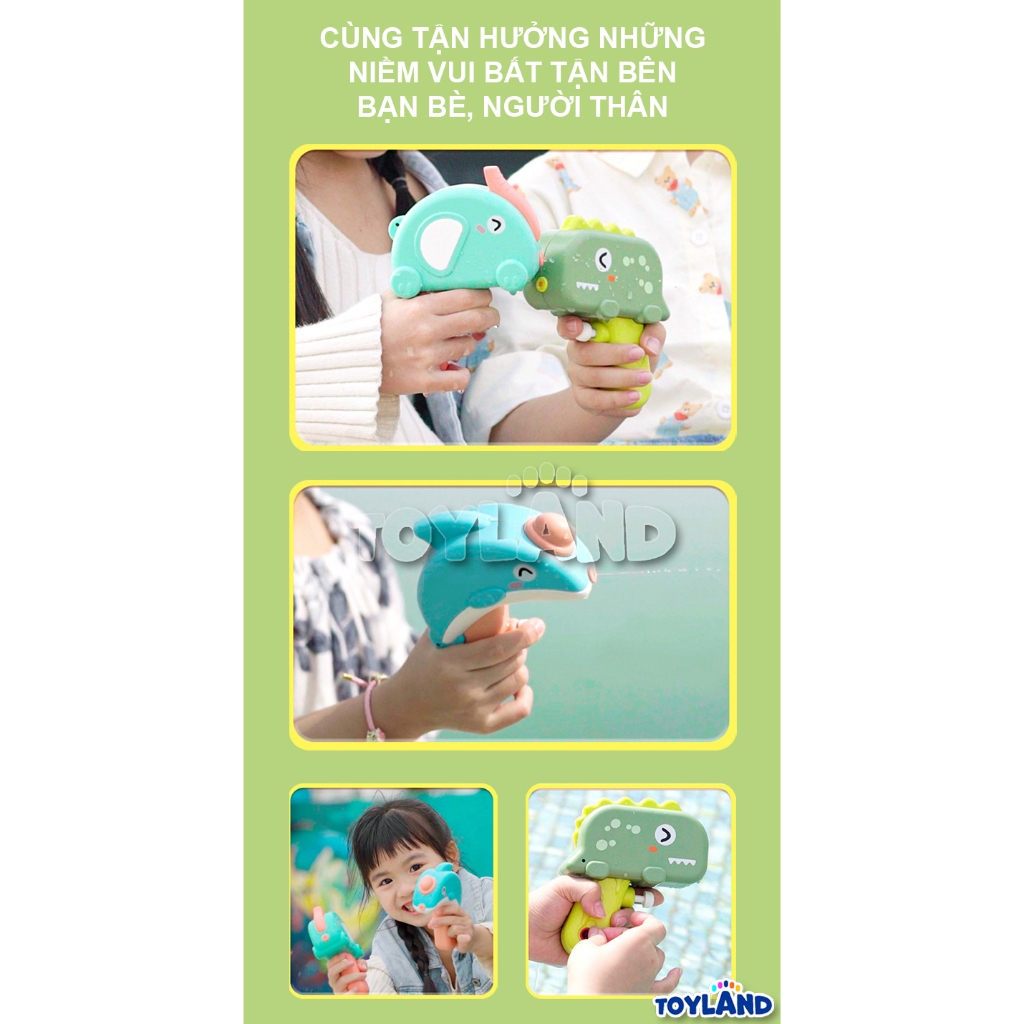 Đồ Chơi Súng Nước Đáng Yêu Vui Nhộn TOYLAND Hình Dáng Động Vật Dễ Thương, Màu Sắc Bắt Mắt