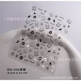 Sticker dán móng hình hoạt hình
