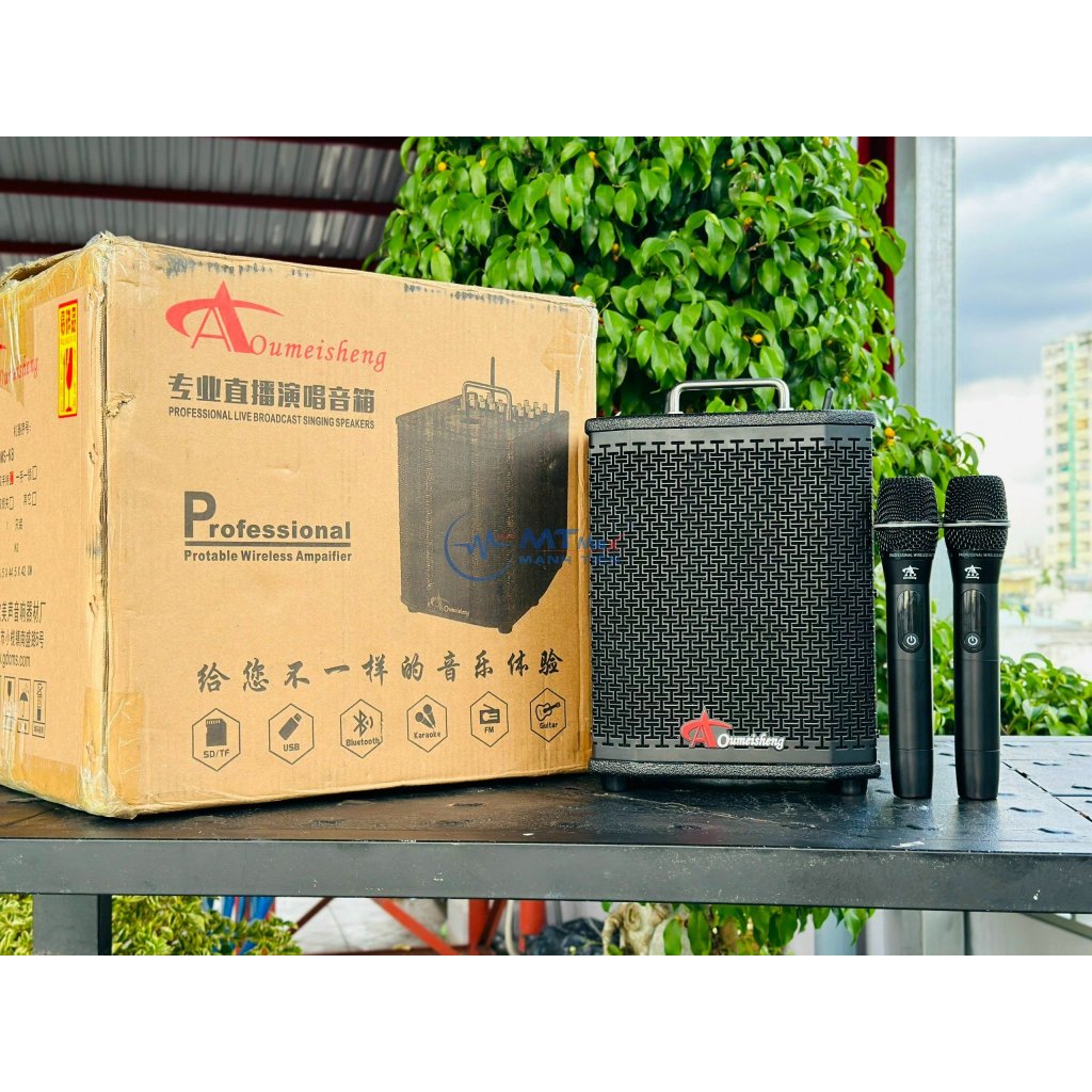 Siêu Phẩm Loa Karaoke 5 Đường Tiếng Aoumeisheng K8 - Công Suất Lớn 350W, Bass Trầm 20cm, Tích Hợp Hiệu Ứng Sound Card
