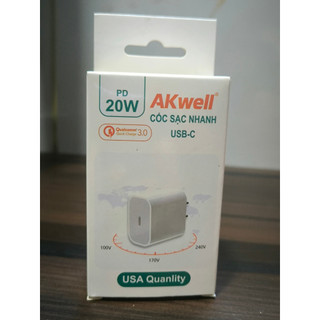 Cốc sạc nhanh Qualcomm AKwell 3.0 - AV11