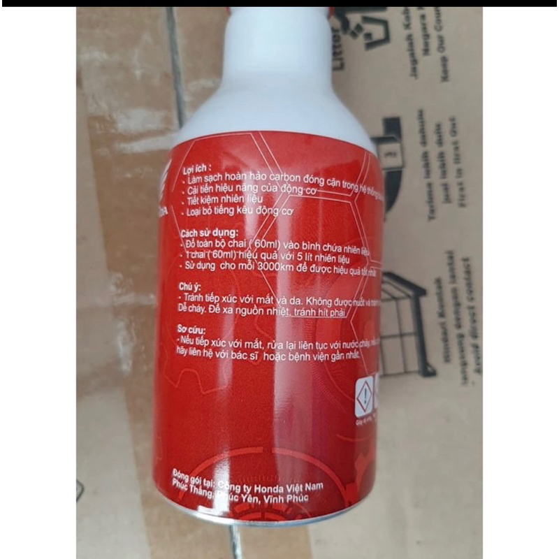 Chai súc động cơ, vệ sinh kim phun và buồng đốt xe máy honda chính hiệu Honda INJECTER-CLEANER sh ab vs rsx lead