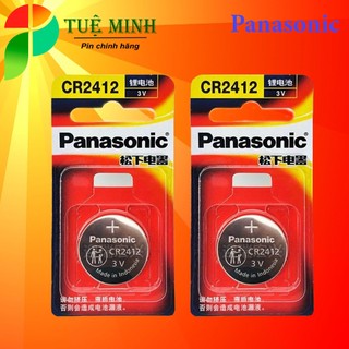 Pin panasonic cr2412 3v, pin khuy áo đồng hồ 3v, pin khóa smart thông minh