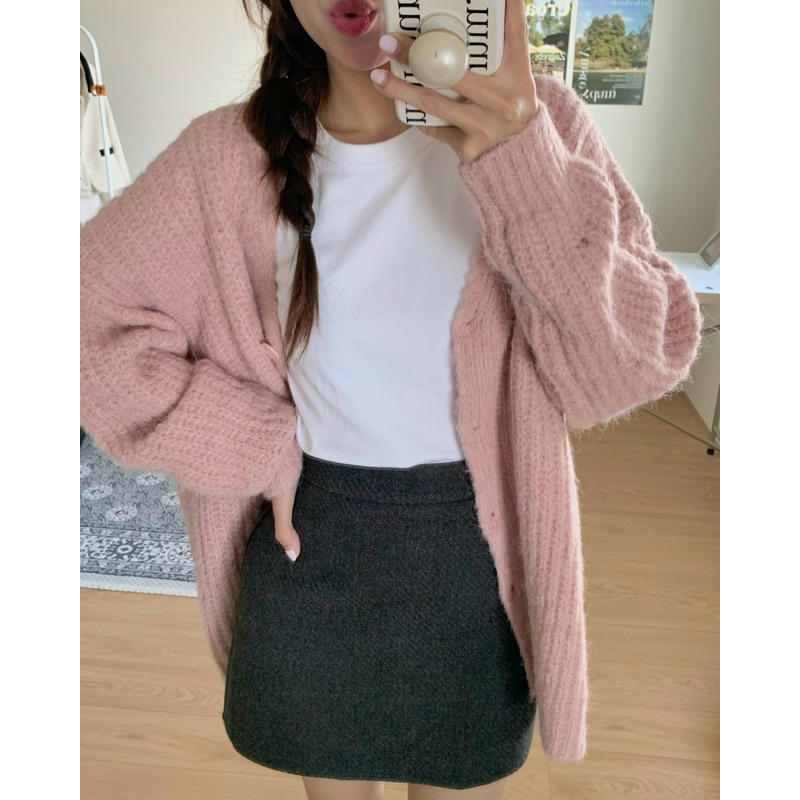 KAYY. Áo cardigan len lông đan _ A6779