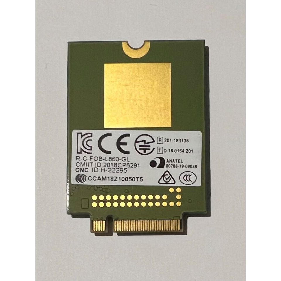 Card WWAN 4G Fibocom L860-GL intel XMM 7560 LTE-A Pro  - dùng cho HP 830 G6,840 G6, HP Elite X2 G4