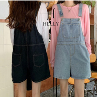  Quần Yếm Jean Nữ Đùi Quần Yếm Nữ Dáng Rộng Phong Cách Hàn Quốc Yếm Soóc jean nữ chất jean dày dặn - Avocado 