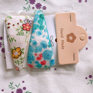 Set kẹp tóc vải handmade vải vintage ( made by Huong)