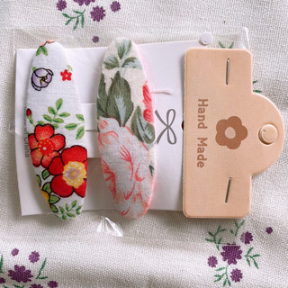 Set kẹp tóc vải handmade vải vintage ( made by Huong)