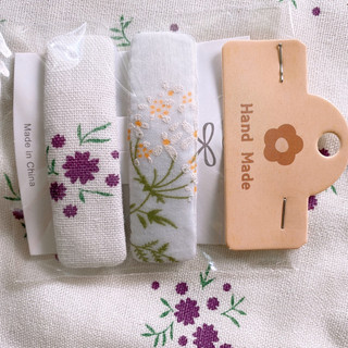 Set kẹp tóc vải handmade vải vintage ( made by Huong)