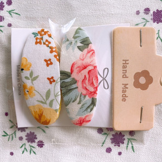 Set kẹp tóc vải handmade vải vintage ( made by Huong)