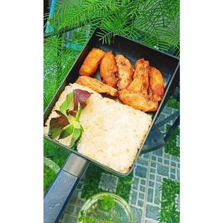 Chảo đá trứng Lock chữ nhật (15*18cm)