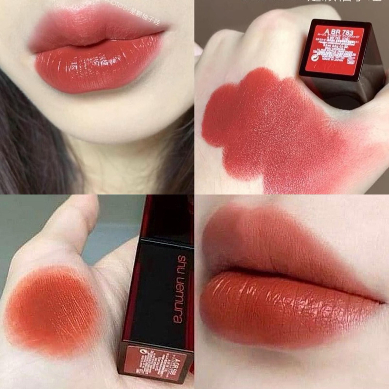 AUTH - SALE OFF SON SÁP LÌ MỊN SHU UEMURA CÁC MÀU BEST SELLER - ROUGE UNLIMITED AMPLIFIED